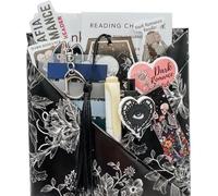Gothic Blind Date with A Book, Pacchetto Di Libri Misteriosi Per Gli Amanti Dei Romanzi Dark E Horror, Include Calzini Caldi, Portachiavi E Adesivi, Sorpresa Di Lettura Spettrale (A)