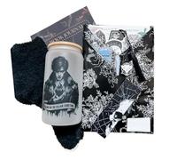 Gothic Blind Date with A Book, Pacchetto Di Libri Misteriosi Per Gli Amanti Del Romanticismo Dark E Dell'horror Romantico, Include Calzini Comodi, Portachiavi E Adesivi (#B)