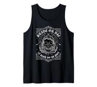 Gothic Bride or Die TIL Death Do Us Part Skull Velo Matrimonio Canotta