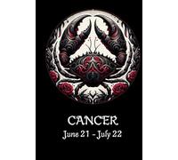 Gothic Cancer Astrological Horoscope notebook ideas book unusual, unique