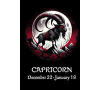 GOTHIC CAPRICORN ASTROLOGY , STAR SIGN , HOROSCOPE NOTEBOO, IDEAS BOOK