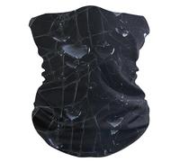 Gothic Darkness Water Web Hearts 26X30Cm Antivento Scaldacollo Versatili Bandana per Escursionismo Estivo Yoga