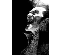 Gothic Dracula Notebook: Wide Ruled Composition Notebook, 6 x 9 in, 100 Pages