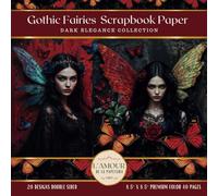 Gothic Fairies Scrapbook Paper: Dark Elegance Collection