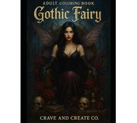 Gothic Fairy Adult Coloring Book