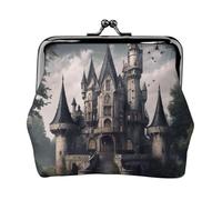Gothic Fairy Tale Castle01 - Portamonete da donna con chiusura a bacio, per monete, carte, piccoli oggetti