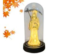 Gothic Ghost Table Lamp - LED Ambient Light, Metal Base PVC Cover, Battery