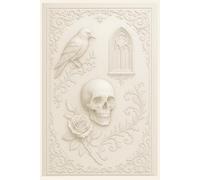 Gothic Grimoire: A Dark Aesthetic Notebook for Writing, Journaling, and Sketching: A Vintage Gothic Journal Featuring Victorian Borders, Macabre Motifs, and Lined Pages for Everyday Use