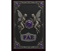 Gothic Grimoire - Fae: This beautifully appointed black leather-looking 6x9 journal is adorned with silver, amethyst crystals and faeries! Unleash ... about the Fae per page. Enjoy your whimsy!