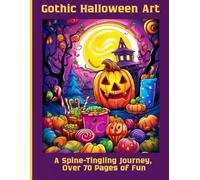 Gothic Halloween Art: A Spine-Tingling Journey, Over 70 Pages of Fun