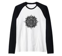 Gothic Halloween Mandala Spider Web Maglia con Maniche Raglan