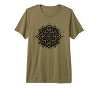 Gothic Halloween Mandala Spider Web Maglietta Premium