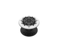 Gothic Halloween Mandala Spider Web PopSockets PopGrip Adesivo