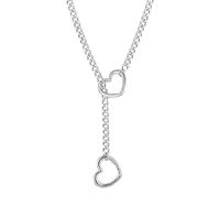 Gothic Heart Necklace - Love Necklace Punk Pendant, Love Necklaces For Women Gothic | Titanium Steel Love Charm, Love Necklace Heart Pendant, Womens Necklace, Consulte la descripción, acciaio titanio