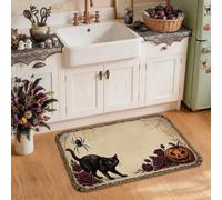 Gothic Home Sweet Haunted Citazione Cat Halloween tappeto cucina 50,8 x