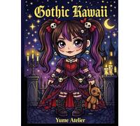 Gothic Kawaii Coloring Book for Adults: Cute & Dark Fantasy Characters