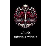 Gothic Libra Astrology Star sign Horoscope notebook, ideas book, journal