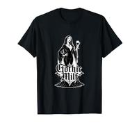 Gothic Milf Funny Goth Mom Vampire Wife Dark Humor Graphic Maglietta