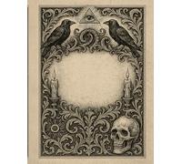 Gothic Notebook / Cuaderno Gótico: An aesthetic dark journal for writing, sketching and creative thoughts / Un diario estético y oscuro para escribir, dibujar y dejar fluir la imaginación.