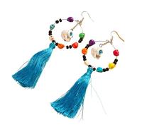 Gothic Punk Halloween Scheletro Orecchini Pendenti Nappe Lunghe Frange Gioielli per le Donne Accessori per Feste Lunghe Nappe Orecchie Gioielli, Misura unica, come descritto, come descritto