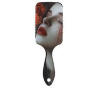 Gothic Queen Night spazzola per capelli lisci per gli uomini Progettato cuoio capelluto massaggiatore spazzola per la perdita dei capelli con manico ergonomico cepillo para definir rizos