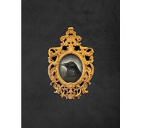 Gothic Raven in Gold Frame Sketchbook - Cream Color Interior Sketch Pages for Gothic Art - Sketch Pages Numbered: This Sketch Book (Sketchbook) is a ... doodling, writing, and brainstorming.