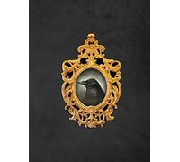 Gothic Raven in Gold Frame Sketchbook - Cream Color Interior Sketch Pages for Gothic Art - Sketch Pages Numbered: This Sketch Book (Sketchbook) is a ... doodling, writing, and brainstorming.