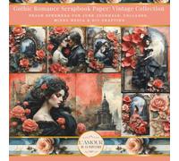 Gothic Romance Scrapbook Paper Vintage Collection: Peach Ephemera For Junk Journals, Collages, Mixed Media & DIY Crafting