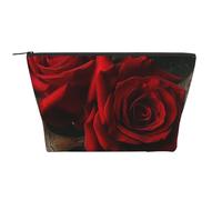 Gothic Rose 1 Borsa da viaggio per trucchi con stampa a trapezio borsa cosmetica borsa per trucchi borsa da toilette organizer per donne