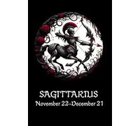 Gothic SAGITTARIUS Astrology Star sign Horoscope notebook, ideas book, journal