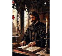 Gothic Scholar Notebook: Stained Glass Fragments, 120 Lined Pages, 6x9 in: A Medieval-Inspired Journal with Gothic Elegance