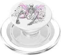 Gothic Skull Fairy Skeleton Graphic Y2K Aesthetic Fairycore PopSockets PopGrip per MagSafe