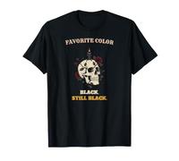 Gothic Skull Teschio Gotico Divertente Maglietta