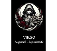 Gothic Virgo Astrological Horoscope sign Notebook, unique, unusual