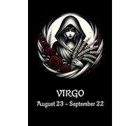 Gothic Virgo Astrological Horoscope sign Notebook, unique, unusual
