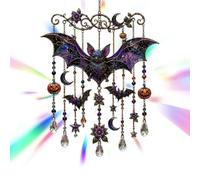 Gothic Wind Chimes for Outside 2D Acrylic Bell Decoration Crystal