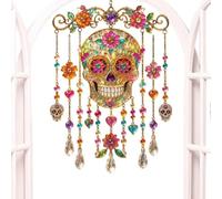 Gothic Wind Chimes for Outside 2D Acrylic Bell Decoration Crystal