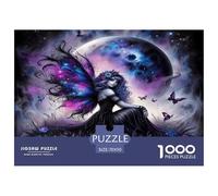Gothic Witch Jigsaw Puzzle,1000 Pezzi Classici, Per Adulti E Bambini A Partire Da 12 Anni Giochi Del Cervello Perfetto Per Appassionati Di Esperti - Regalo Per Amore E Amico 70x50cm/1000pcs