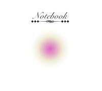 Gothic Y2K Girl Ombre Student Cute Aesthetic Notebook / 105 Lined Pages / A5