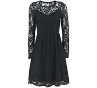 Gothicana by EMP Donna Abito Nero in Pizzo S
