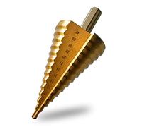GothicBride Punta Conica 4-42 mm HSS Punte Trapano 14 Gradini Fresa Conica per Legno, Plastica, Metallo Morbido