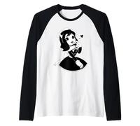 Gotico angelo Alice inviato da sopra Vintage Cartoon Maglia con Maniche Raglan