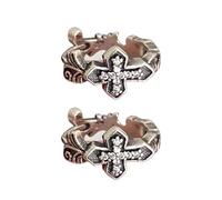Gotico Croci Orecchino Borchie Per Gli Uomini Vintage Punk Stili Gioielli Portatile Lega Disegni Singoli Per Mix Abiti Gotico Piercing Dell'orecchio, Medio, Metallo, No.