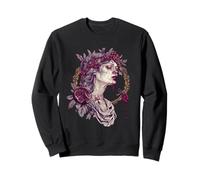 Gotico Dea Persefone Melograno Grafico Estetico Felpa