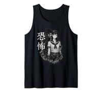 Gotico Estetica Dark Fantasy Anime Ragazza Horror Manga Canotta