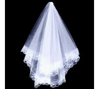 Gotico Matrimonio Velo Vintage Pizzo Tulle Sposa Capelli Accessori Costume