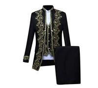 Gotico Medievale Tailcoat Giacca Steampunk Uomo Rinascimentale Manica Lunga Steampunk Vittoriano Medievale Pirata Costume Cosplay Travestimenti Halloween Costumi da Gentiluomo per Adulti