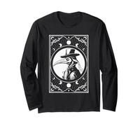 Gotico Peste Medico Steampunk Occulto Goth Stregoneria Maglia a Manica