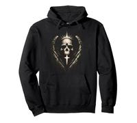 Gotico Skull Wings Cross Dark Estetic Angel Art Felpa con Cappuccio
