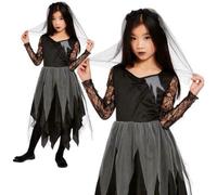 Gotico Tomba Yard Sposa Costume Halloween Ragazze Sposa Vestito Horror